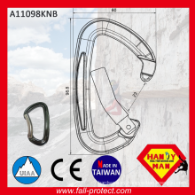 2017 Best Selling Taiwan Bent Gate Carabiner With CE&UIAA Certificate